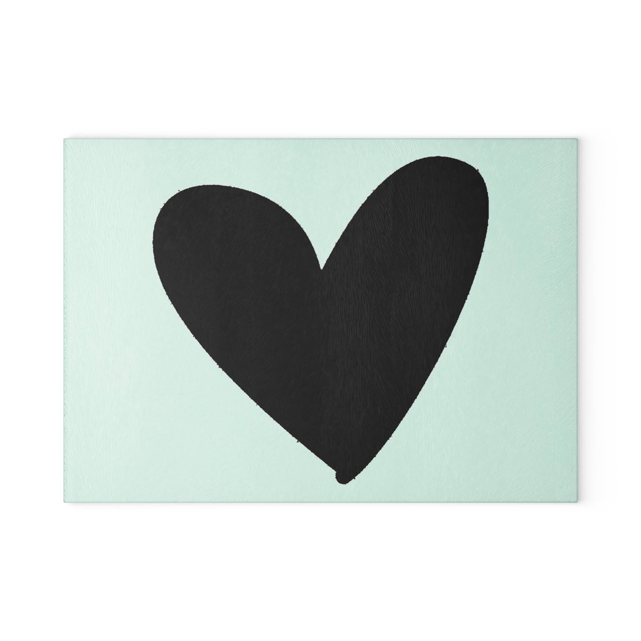 Black Heart Cutting Board Serving Platter
