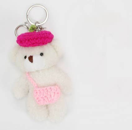 TEDDY BEAR  BAG CHARM/ KEYCHAIN