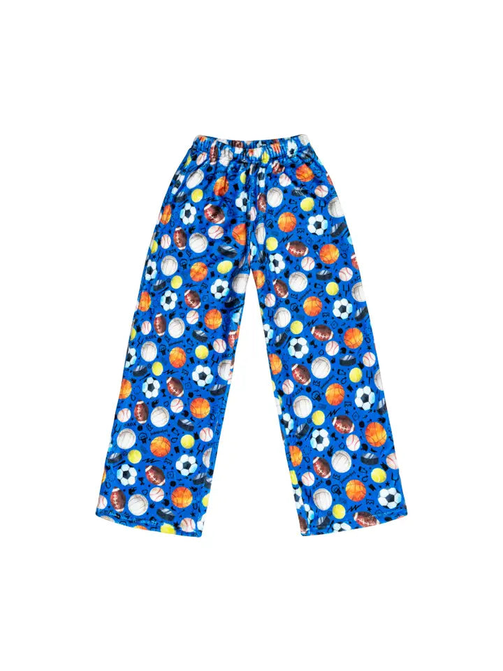 Tween Plush Pants Blue Sports