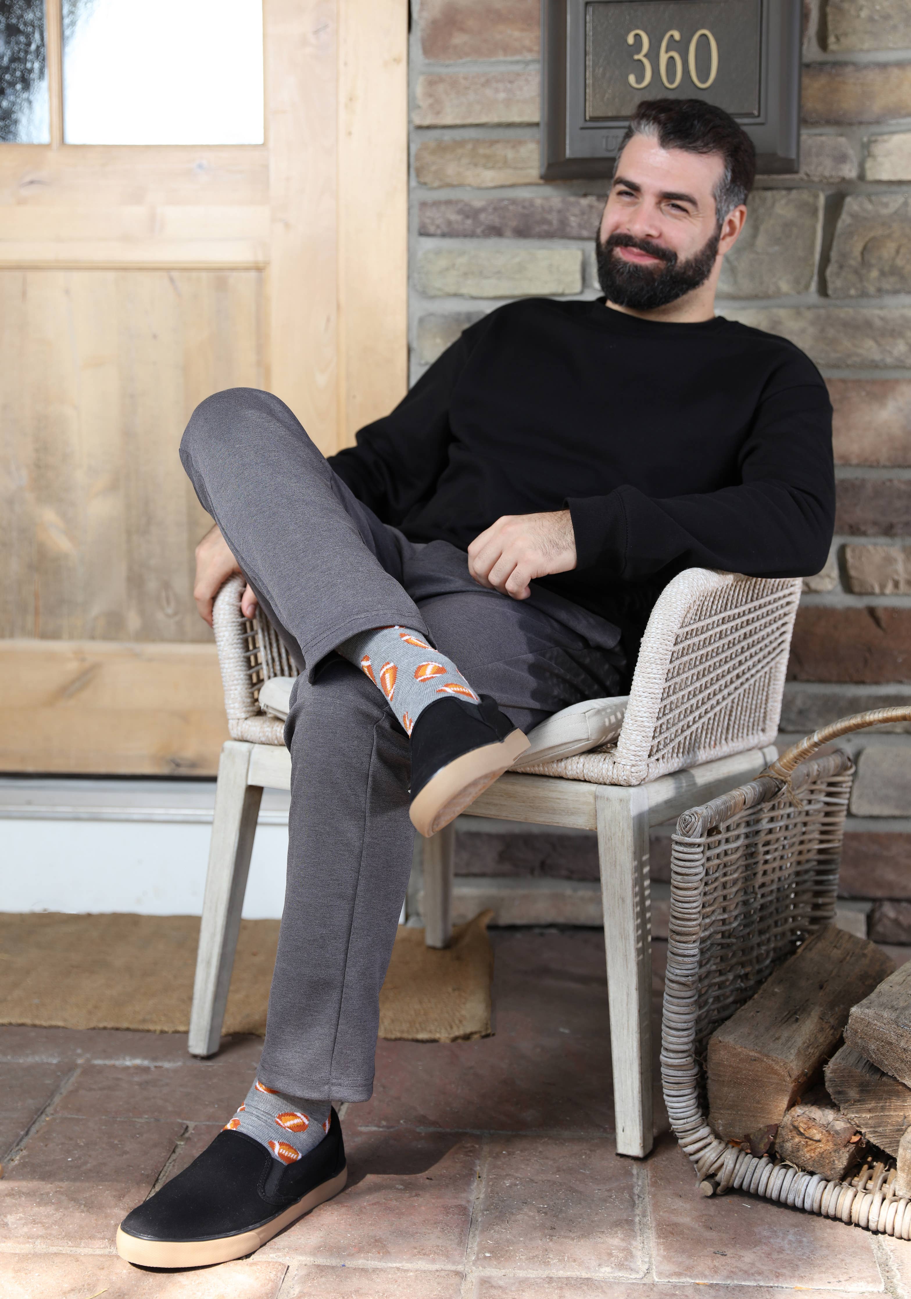 Football Men's Crew Socks