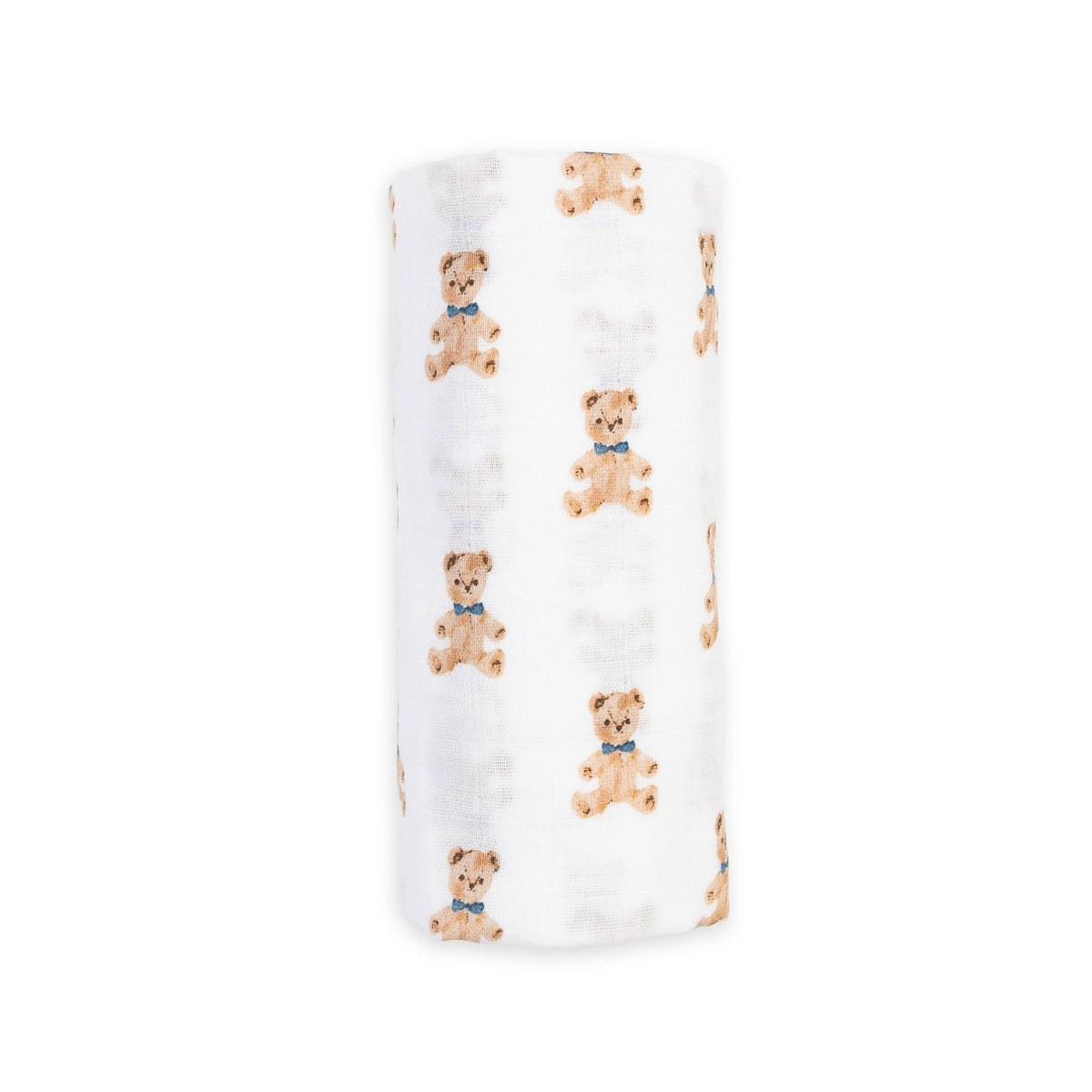 Muslin Cotton Swaddle Blanket  - Vintage Bears