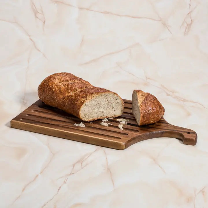 Reversible Cutting Board and Slotted Bread Board