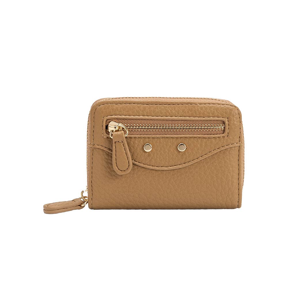 Camel Vegan Leather Wallet