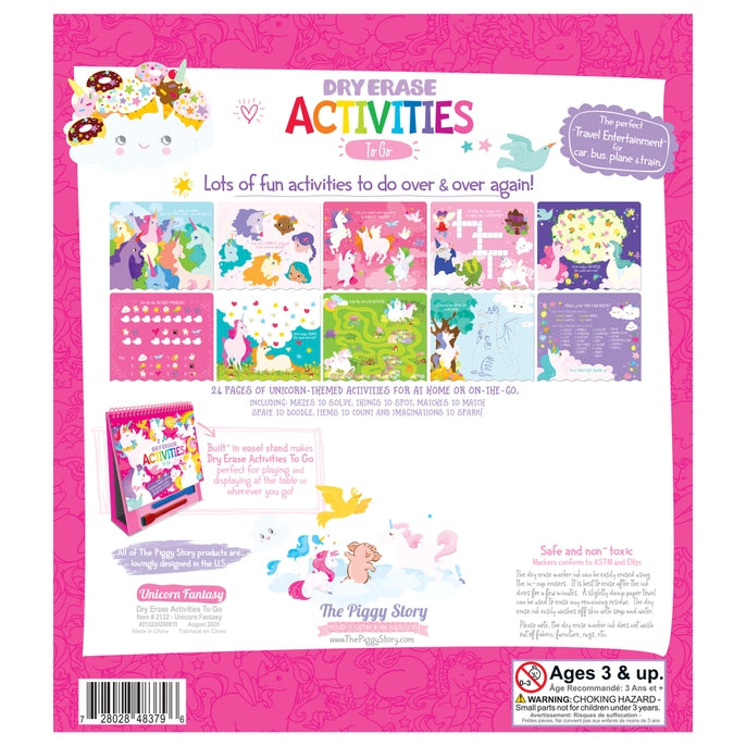 Dry Erase Activities To Go- Unicorn Fantasy