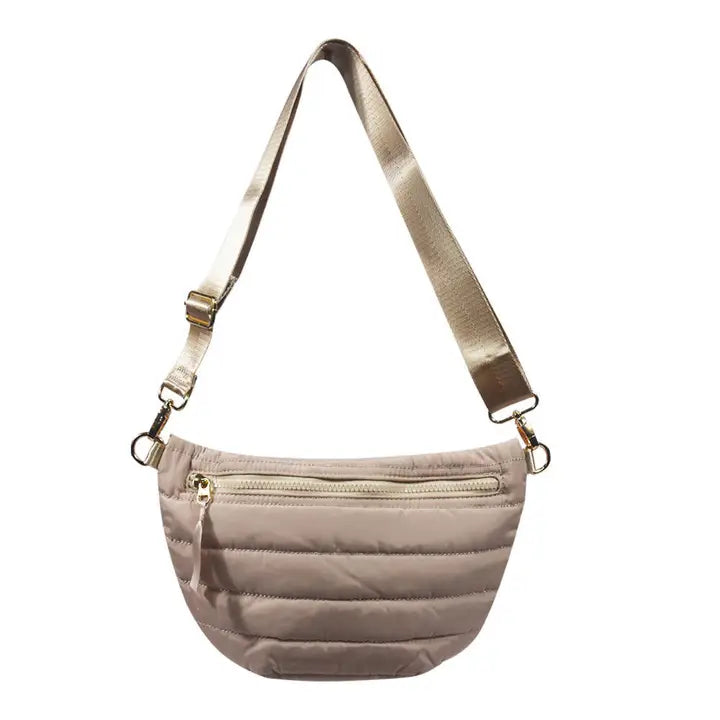 Puffer Crossbody - Earth (Beige)