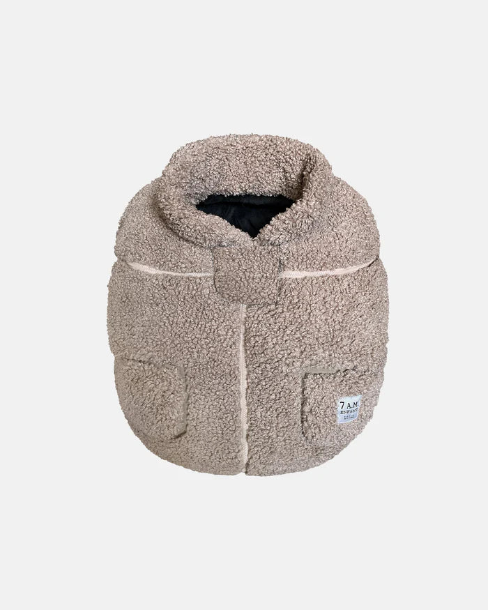 7AM Car Seat Cocoon Teddy