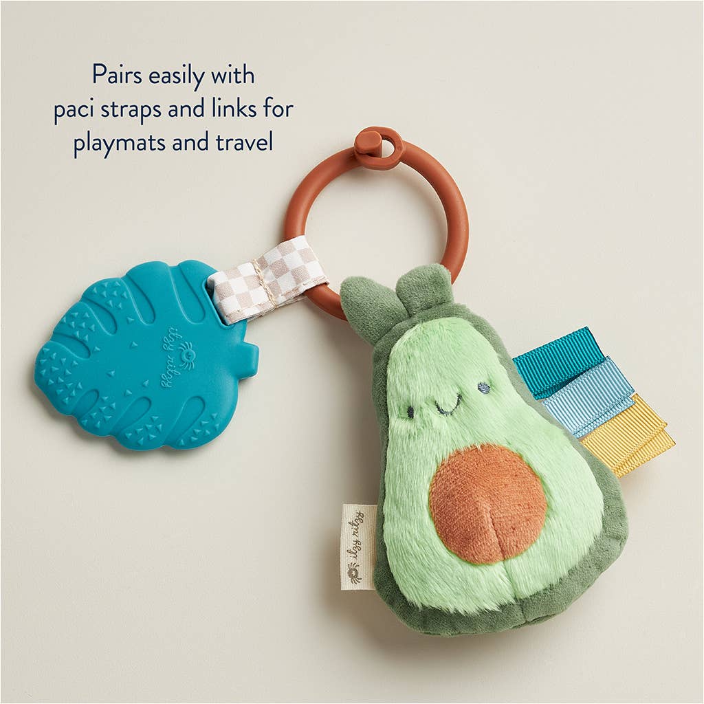 Plush + Teether: Avocado