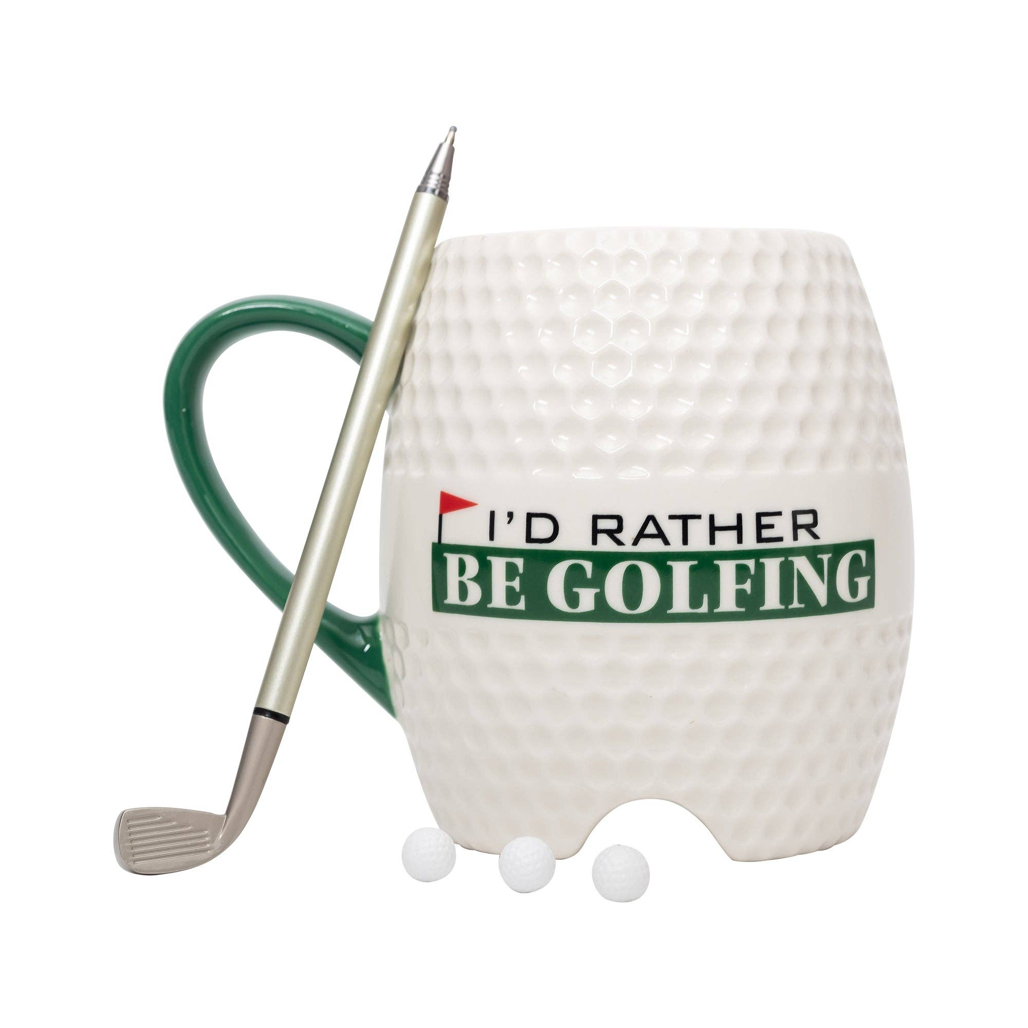 Rather Be Golfing Mug & Pen Set