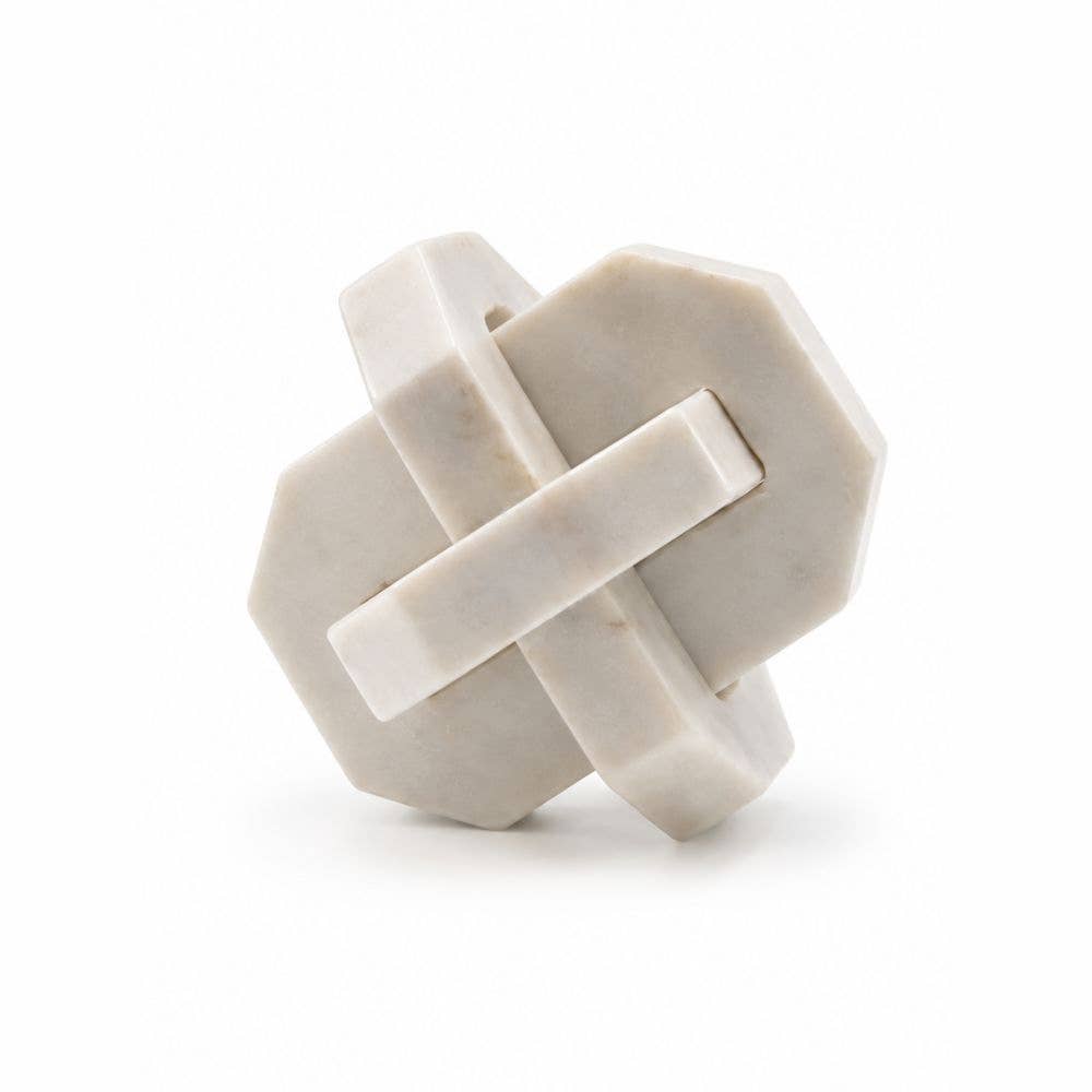 Geometric Marble Knot Object