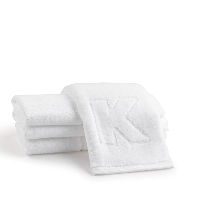 Initial Embossed Hand Towel