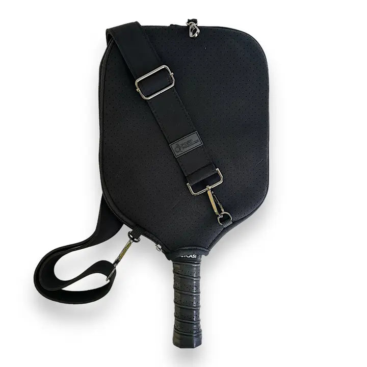 Pickleball Paddle Cover With Shoulder Strap & Storage