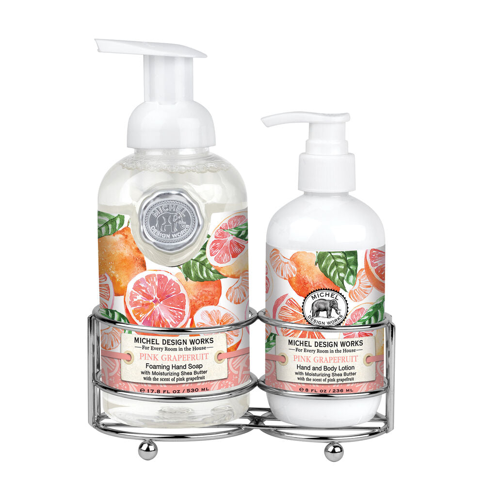 Michel Design - Pink Grapefruit Hand Care Caddy