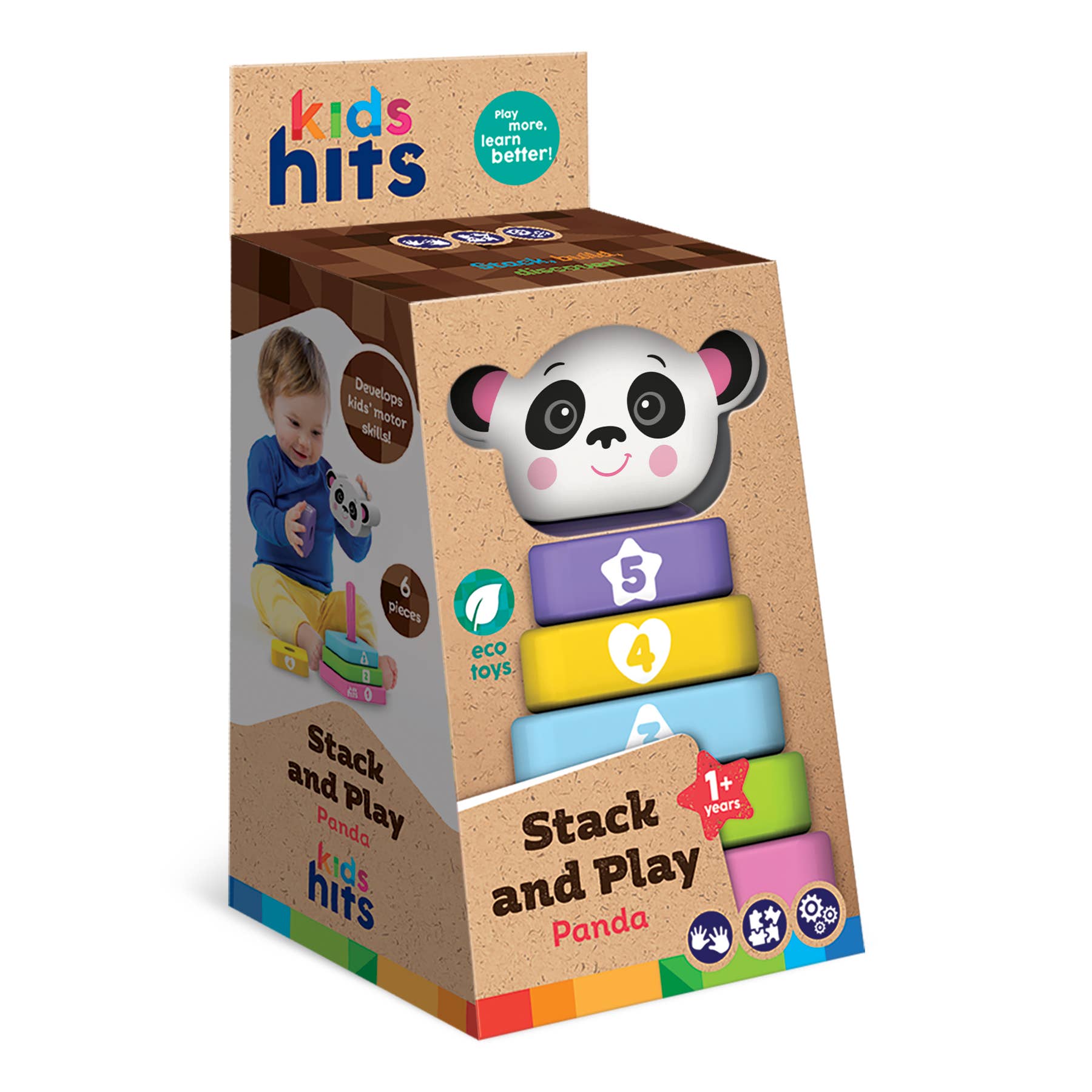 Panda Wooden Stack and Play