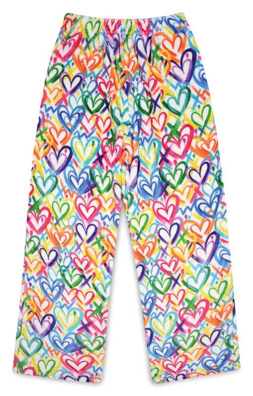 COREY PAIGE HEARTS PLUSH PANTS