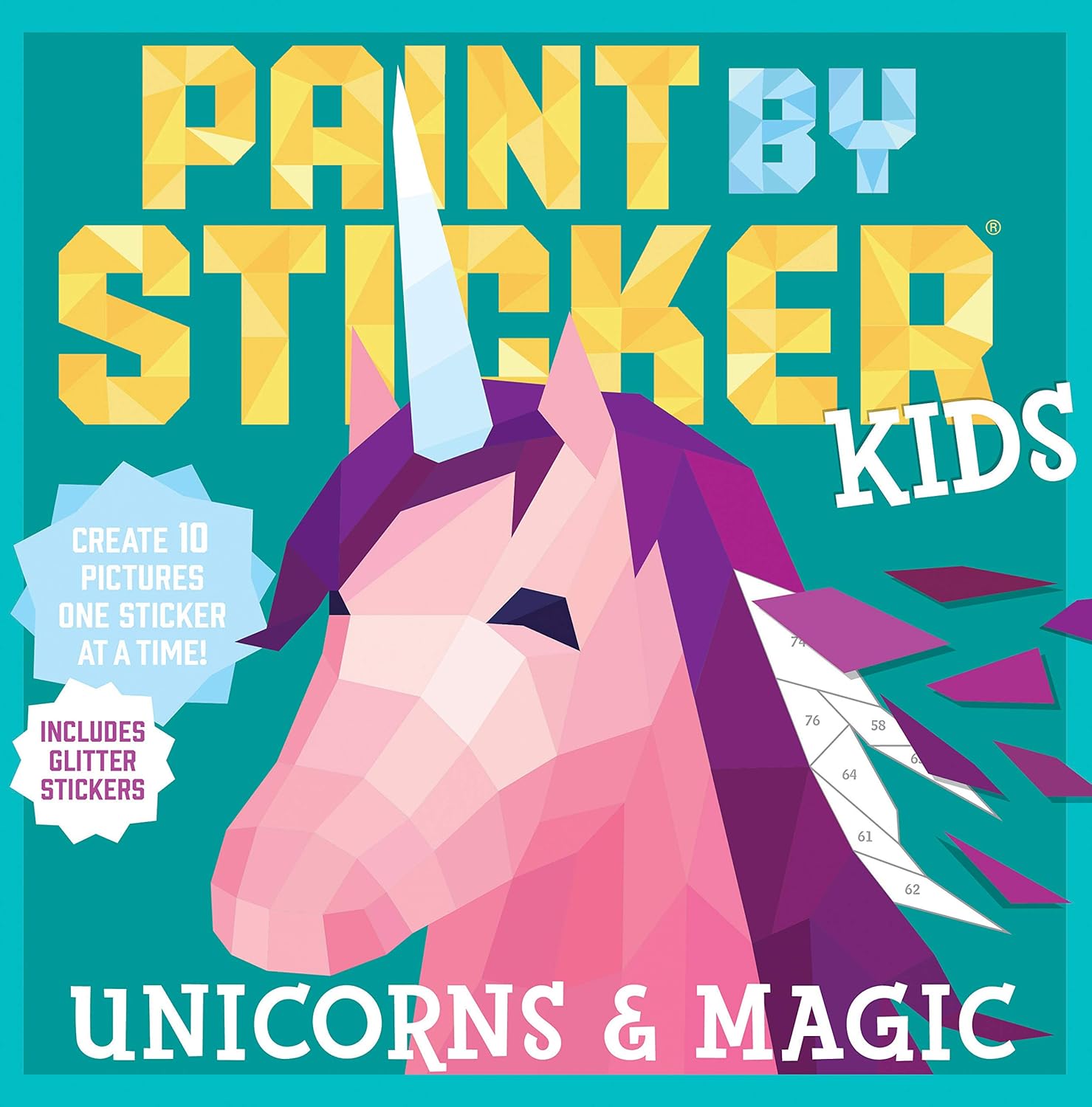 Peinture par Sticker Kids : Licornes et magie 