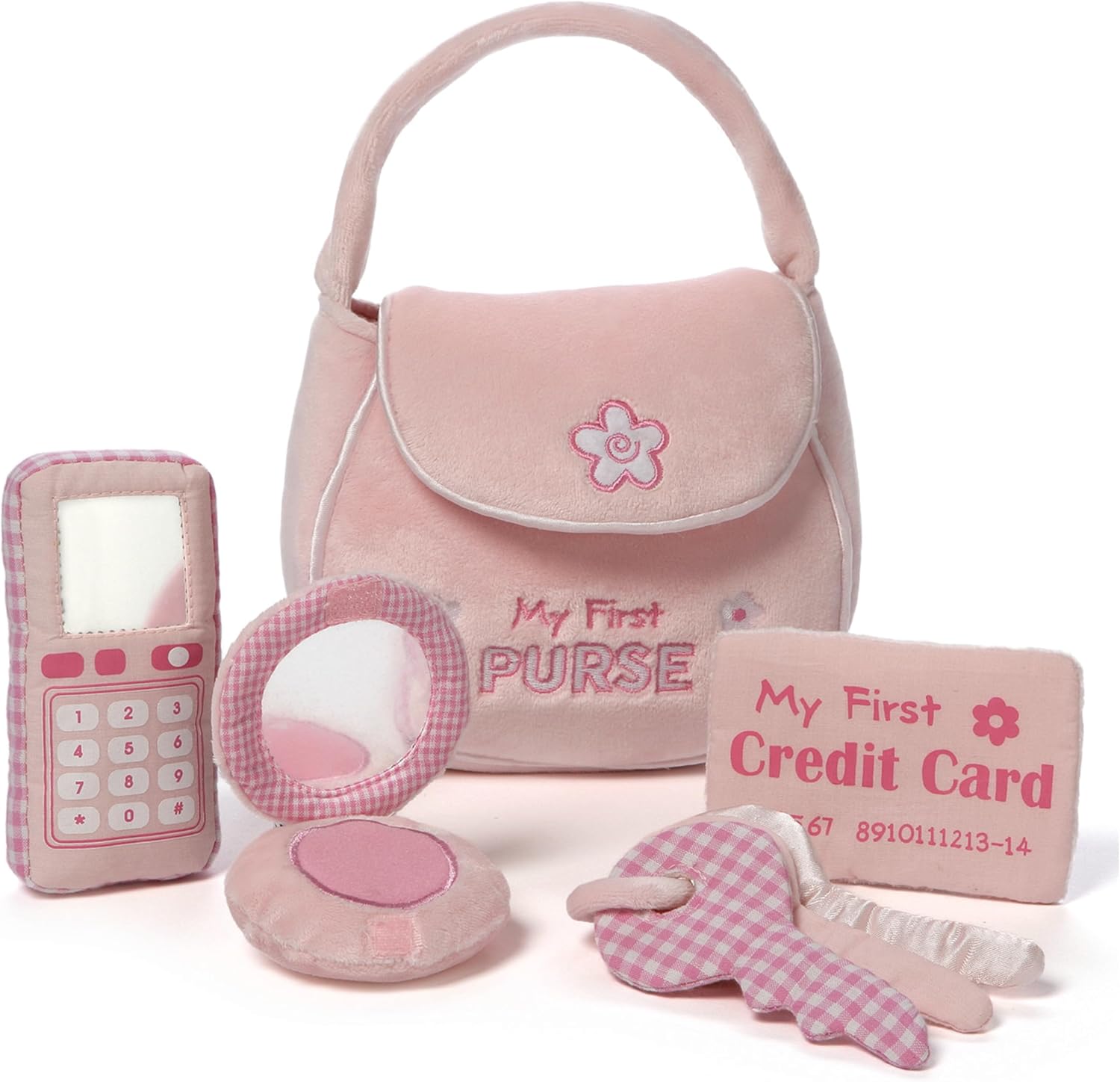 My First Purse Stuffed Plush Playset