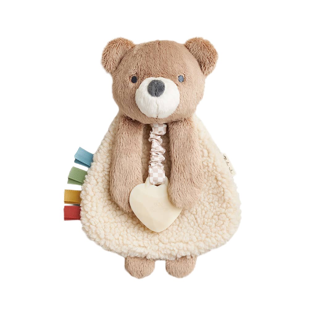 Baby Lovey - Plush Bear with Silicone Teether Toy