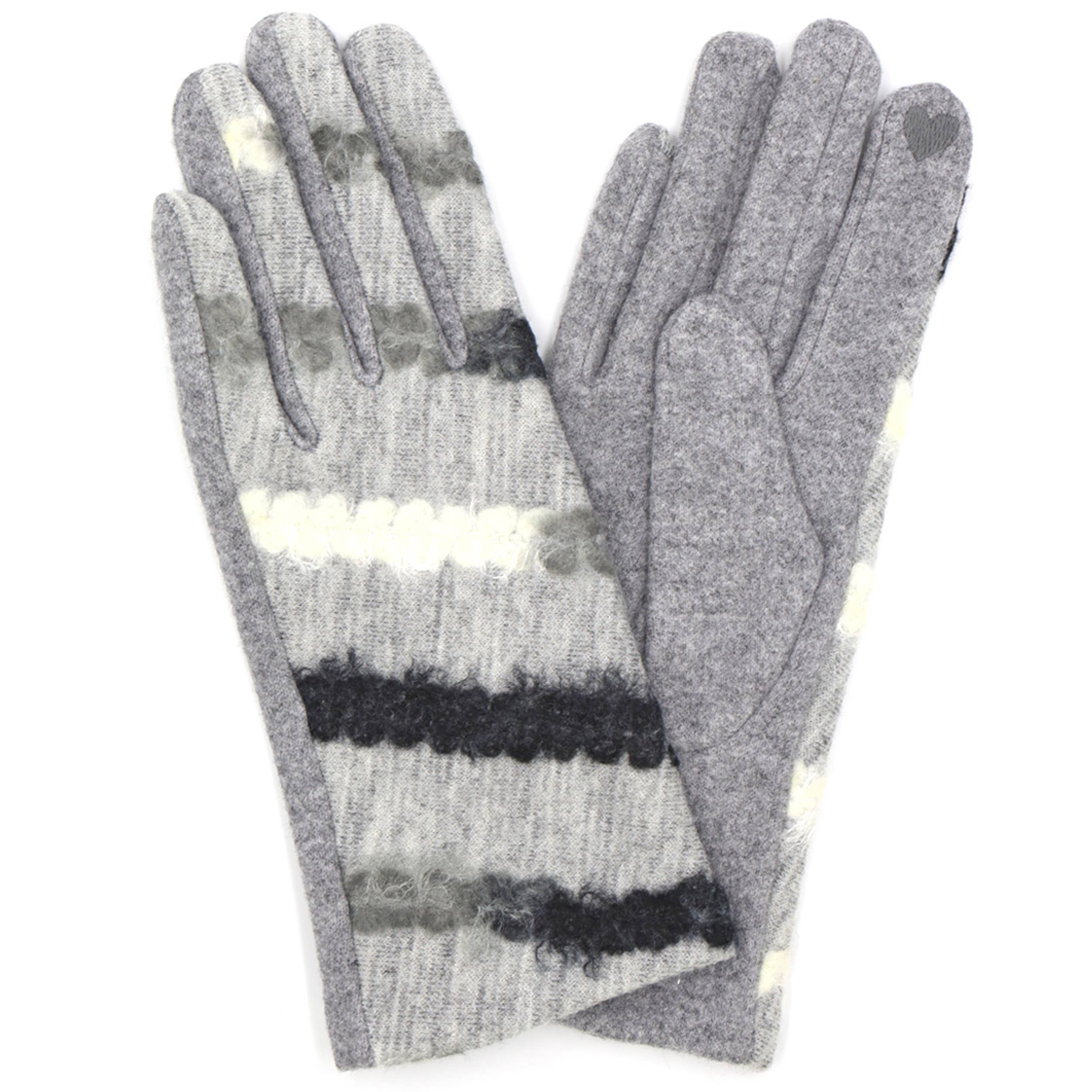 Yarn Smart Touch Gloves - gray