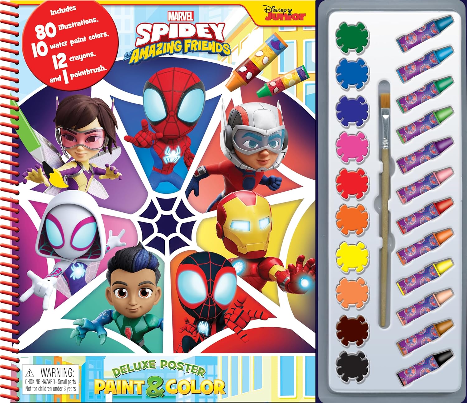 Marvel Spidey & Friends Deluxe Poster Paint & Colour