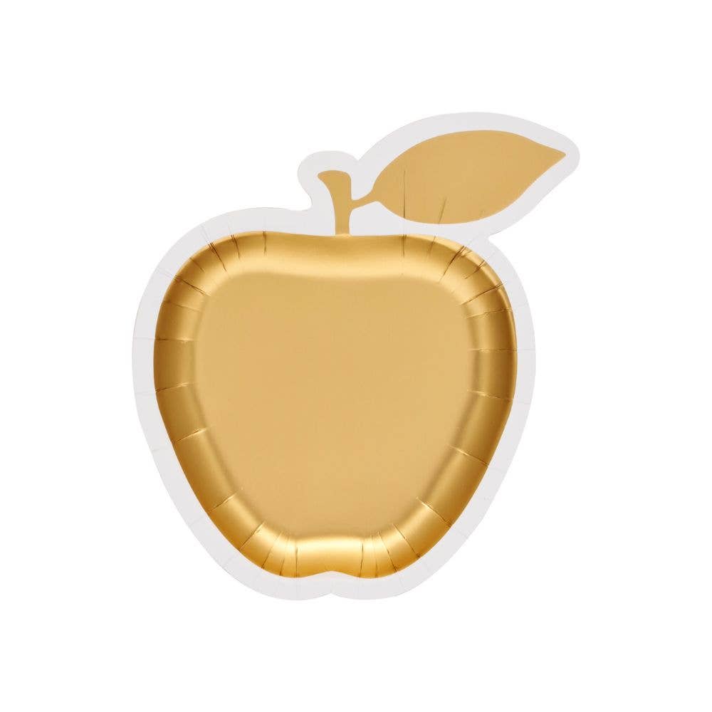 Golden Apple paper Salad Plates