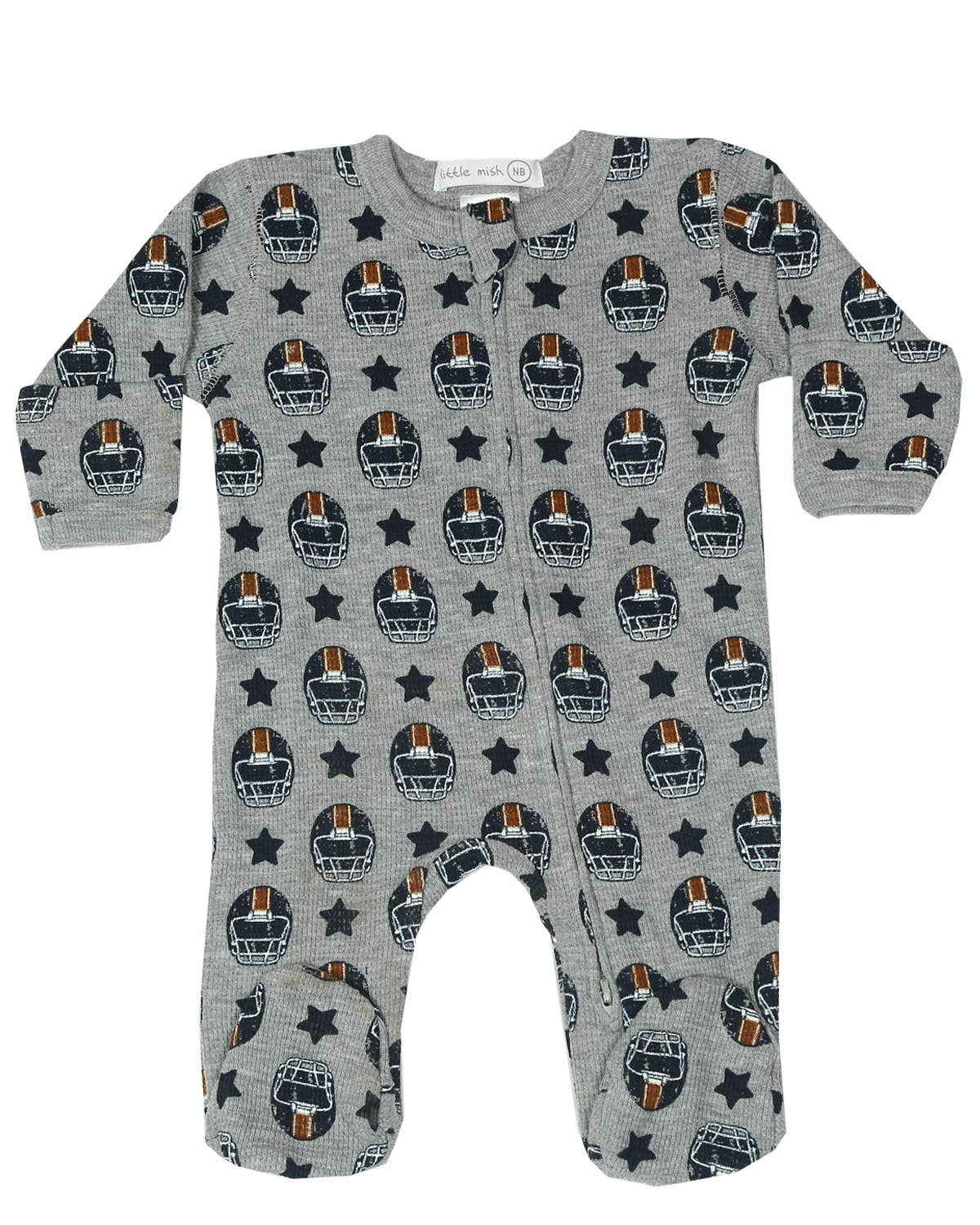 Baby Thermal Zipper Footie - Champions Football