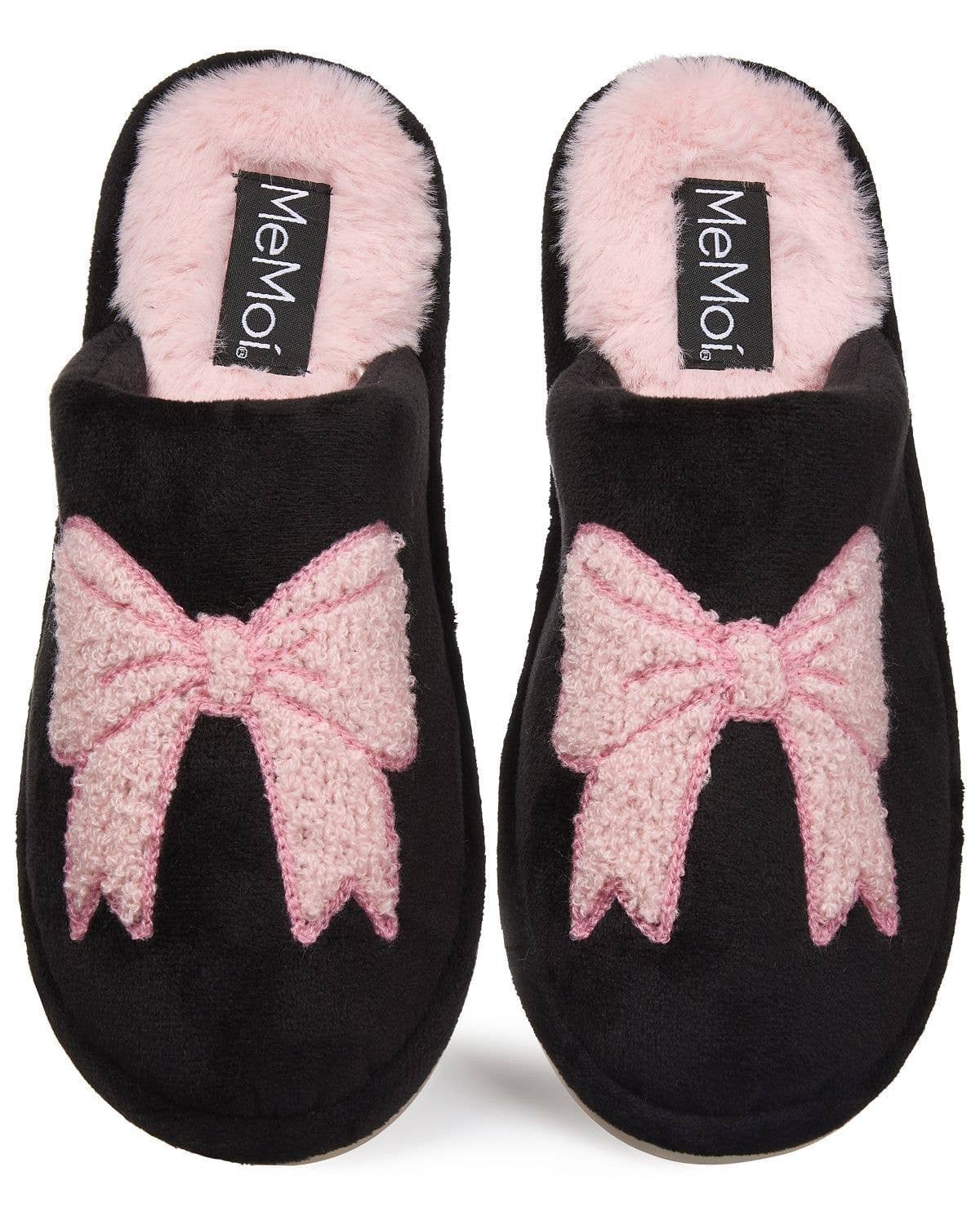 Bow Plush Slippers