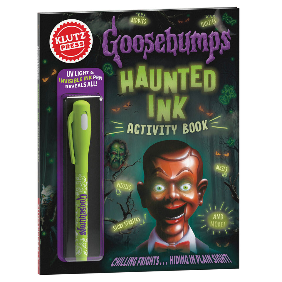Klutz Goosebumps Haunted Ink Activity Book