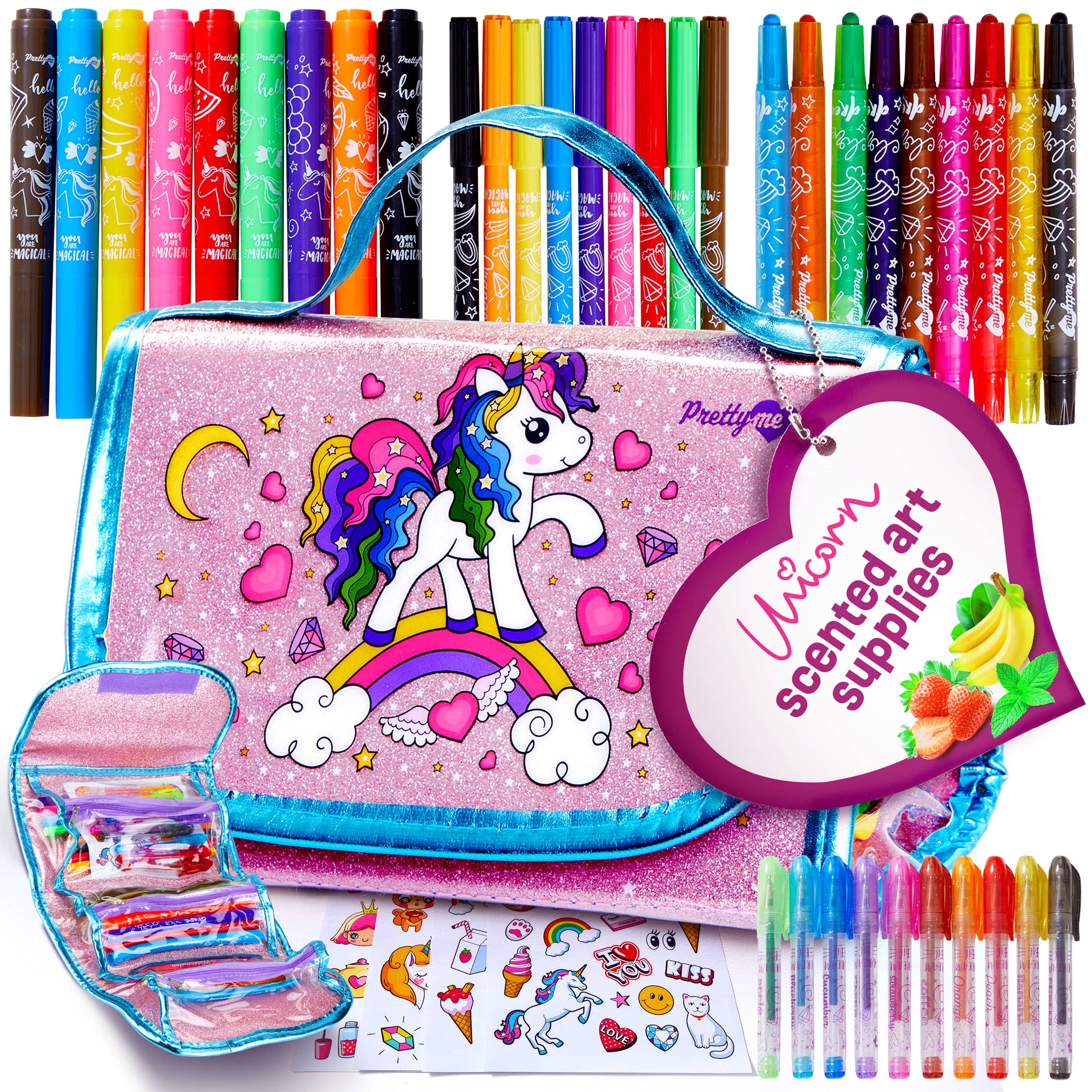 Unicorn Scented Art Supplies Kit