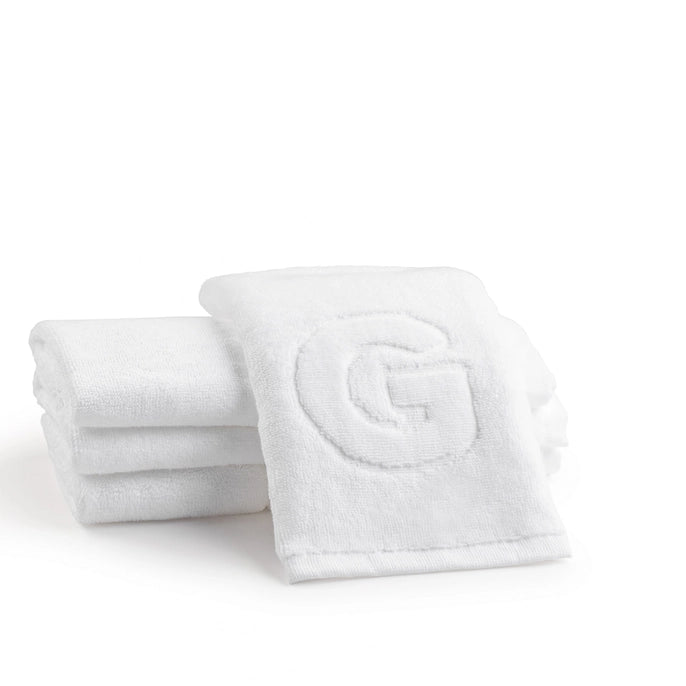 Initial Embossed Hand Towel