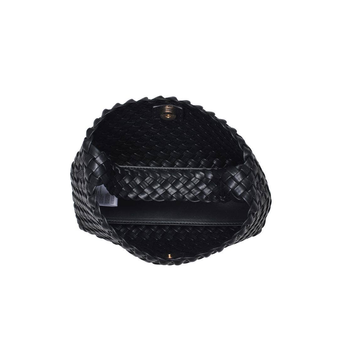 Woven vegan leather Crossbody