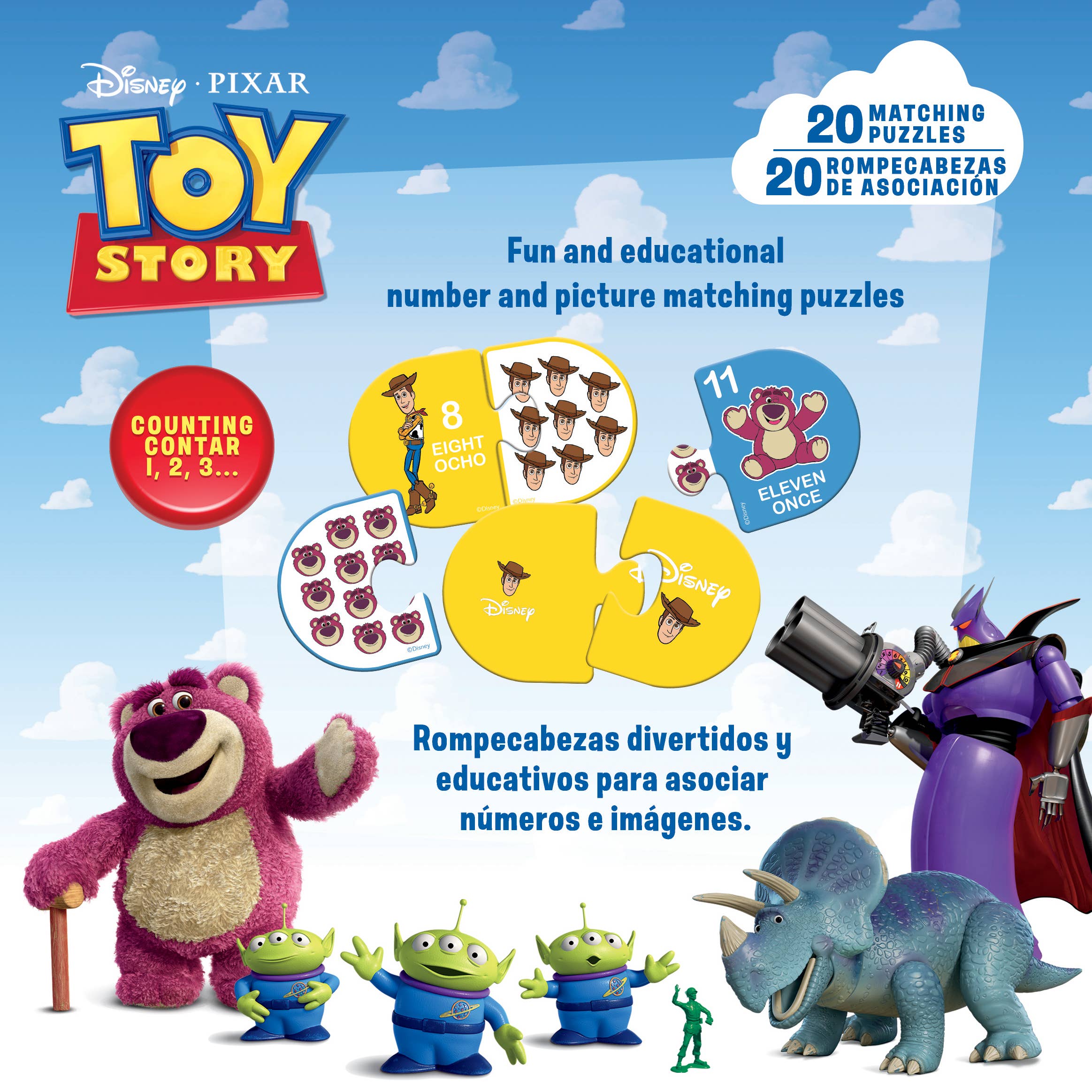 Disney - Toy Story Matching Number Puzzles