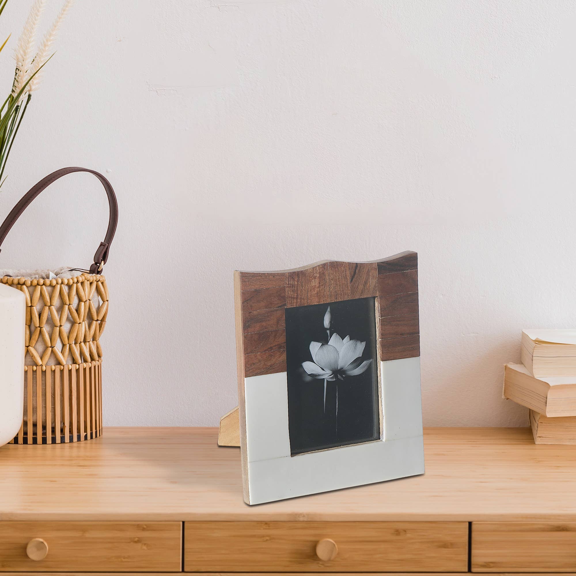 8X10"Wooden & Resin Inlay Photo Frame