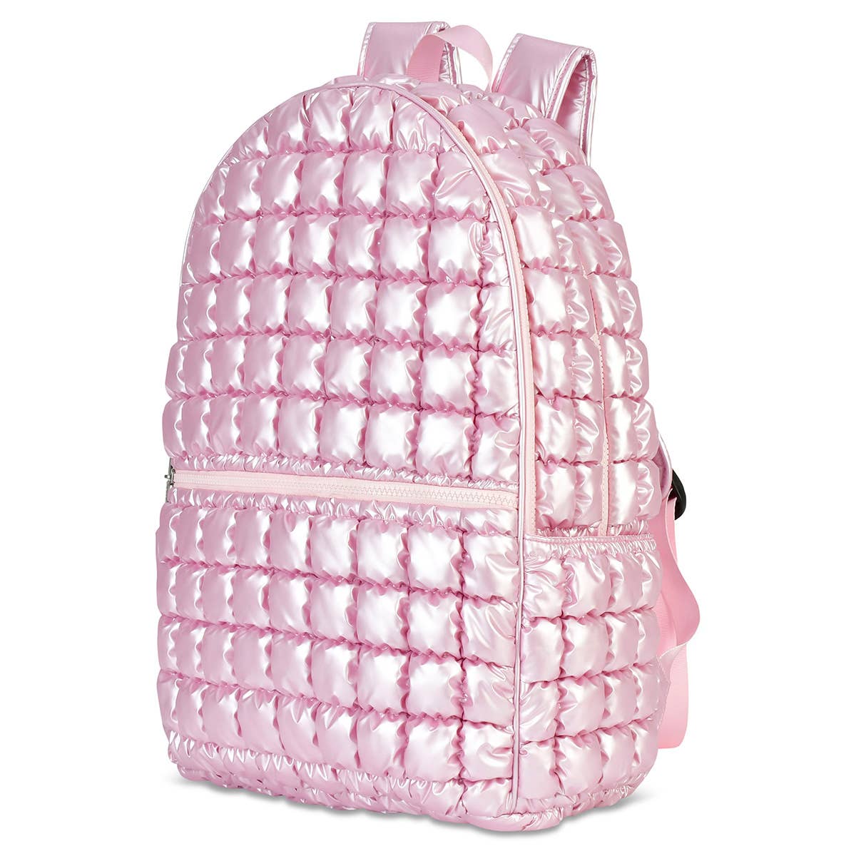 Icy Rose Puffer Backpack
