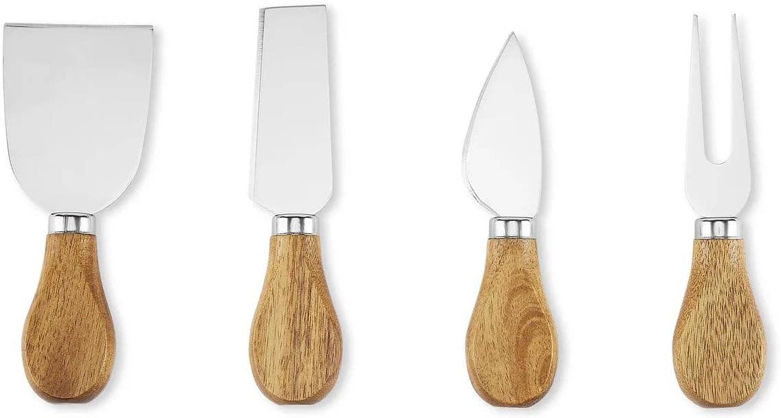 Planche de service en bois et marbre