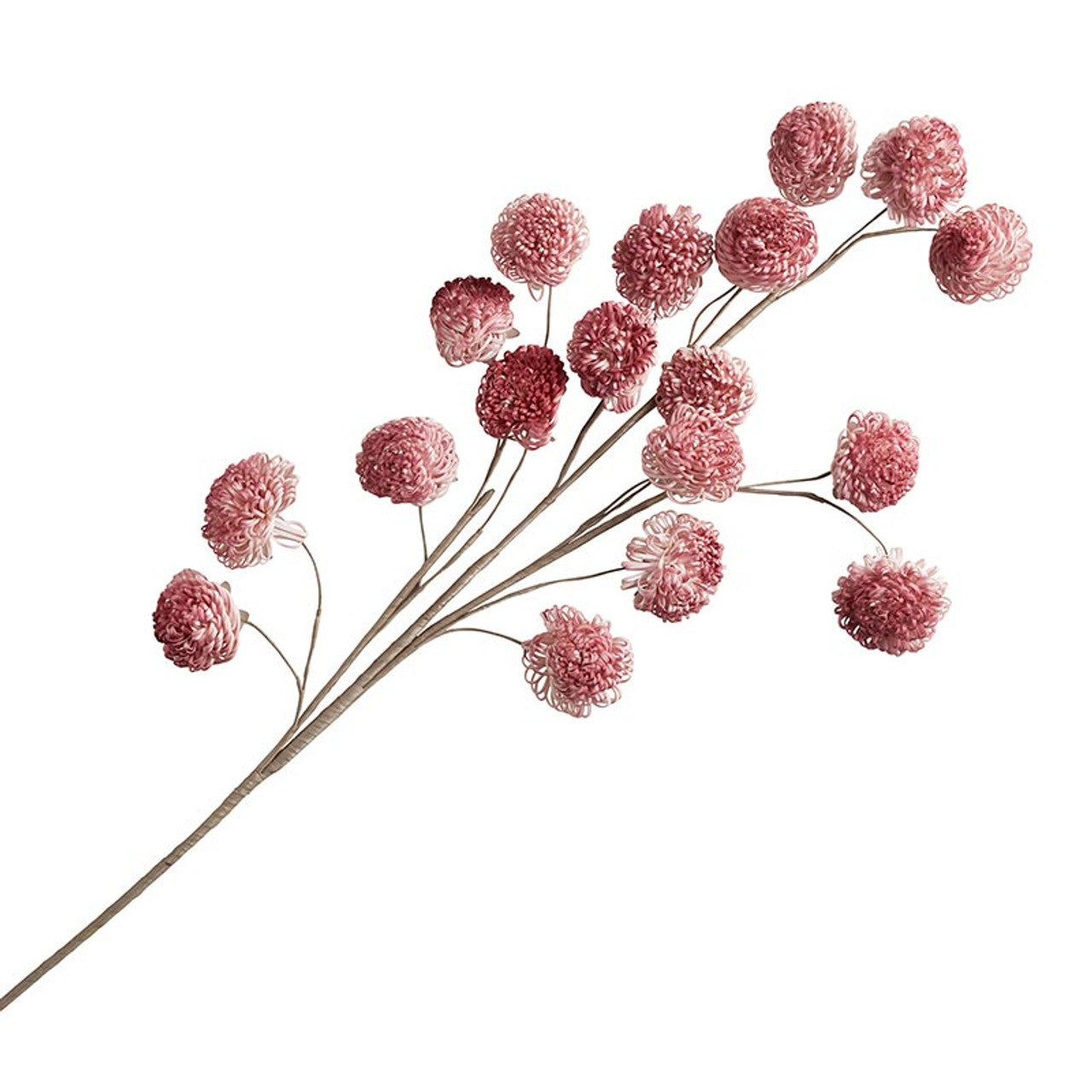 Dusty pink flower artificial stem