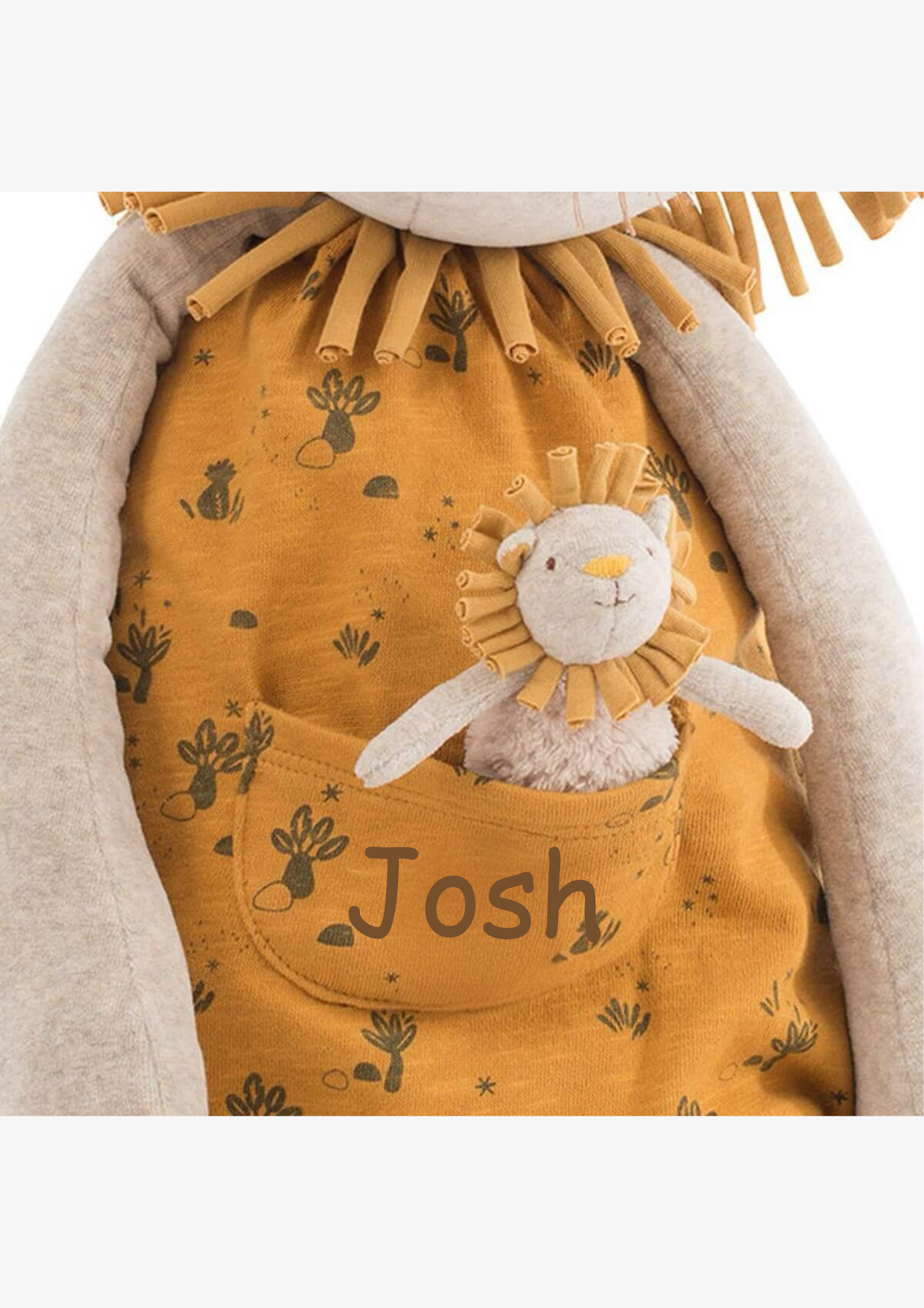 Personalized Sous Mon Baobab Giant Lion