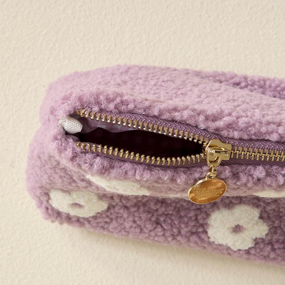 Teddy Pouch - Purple Flower