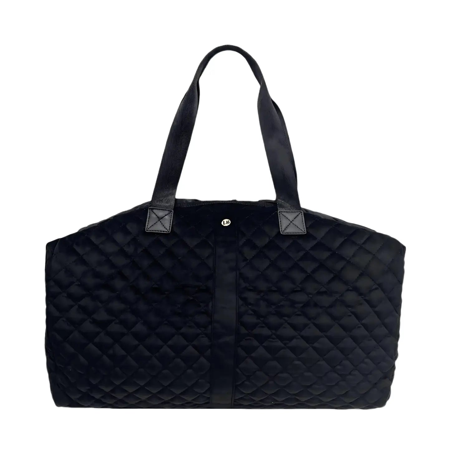 Diamond velvet Black Patent Weekender
