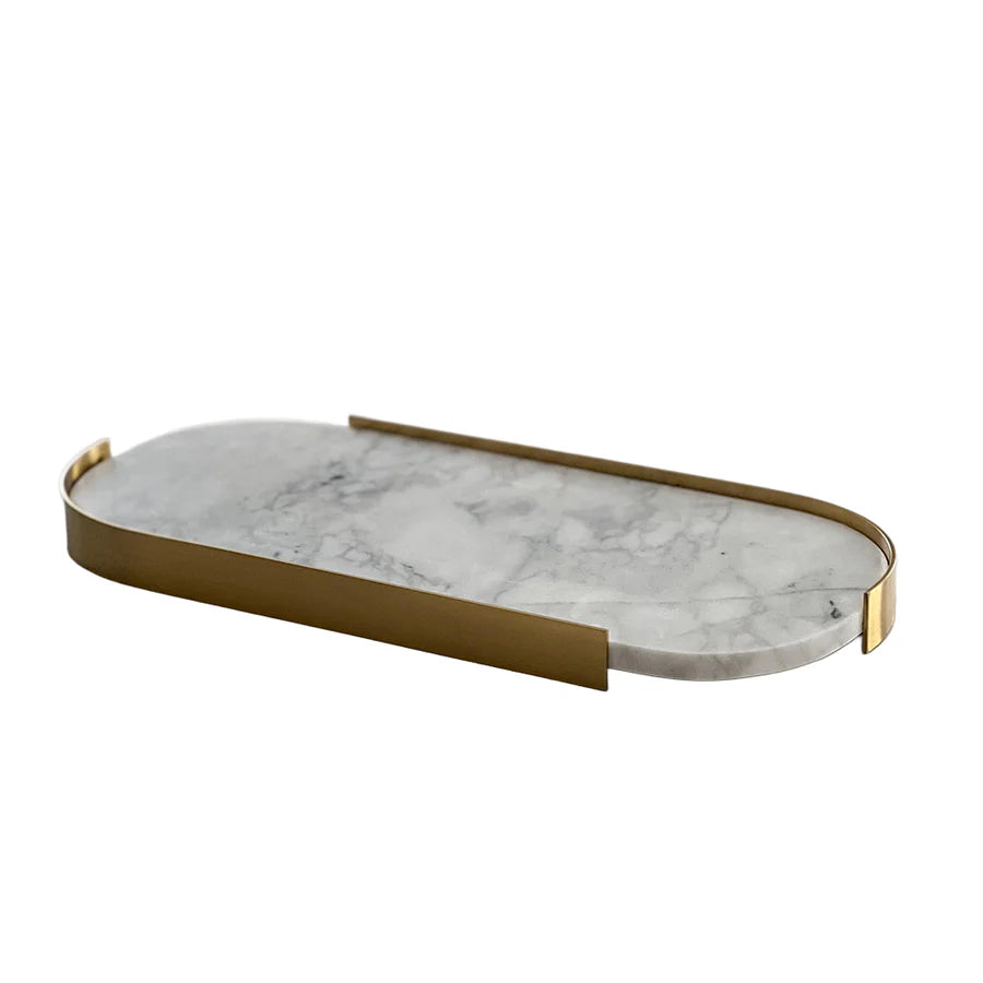 Marble serving tray