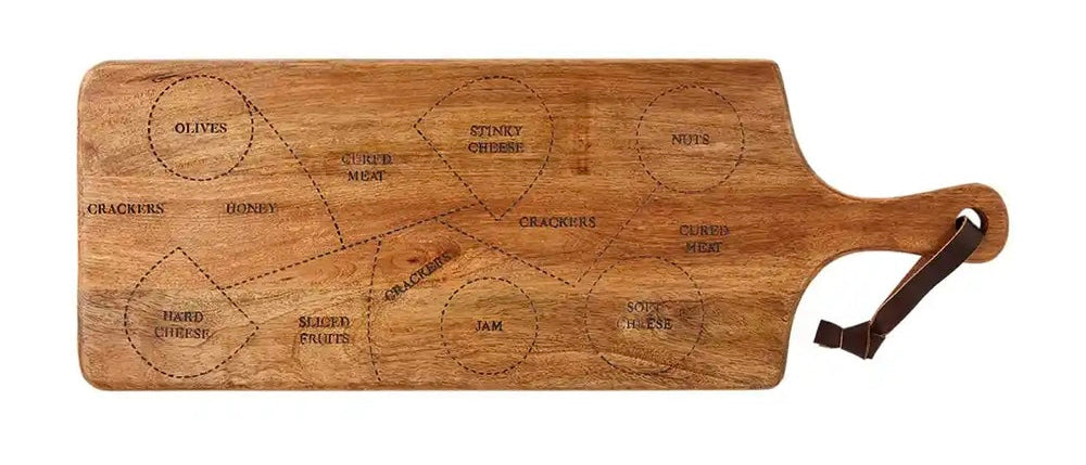 PLANCHE DE BOIS Mudpie - PLANCHE DE SERVICE DIAGRAMME DE CHARCUTERIE