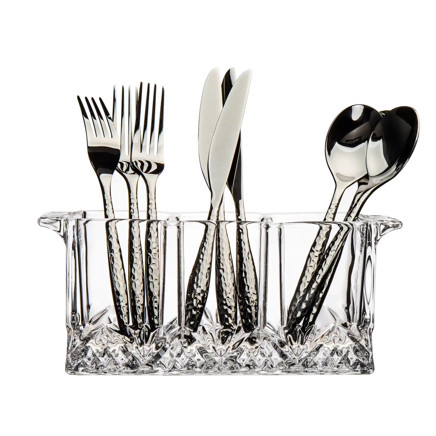 Glass Flatware Caddy