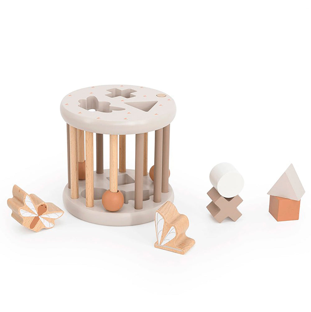 Shape sorting wheel
