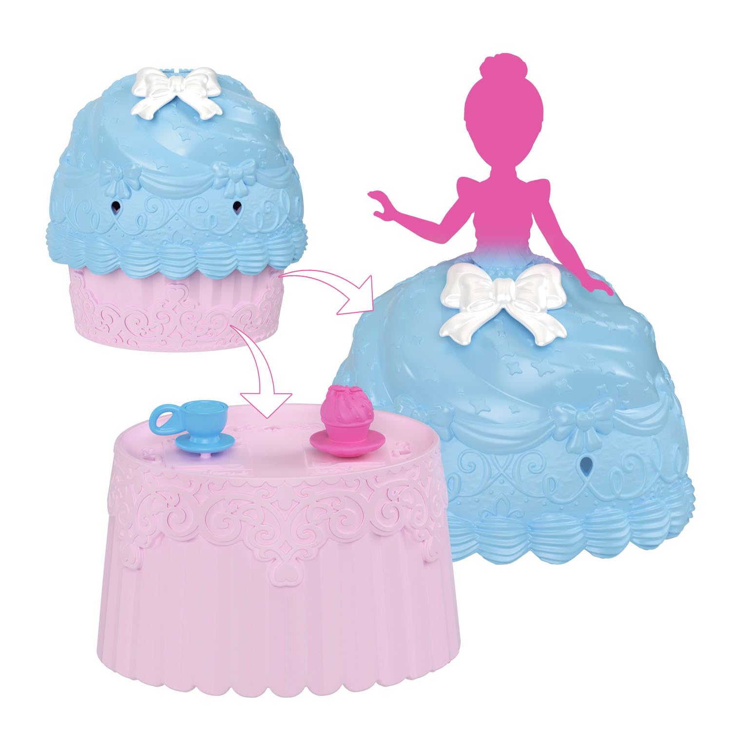 Disney princess cupcake doll reveal