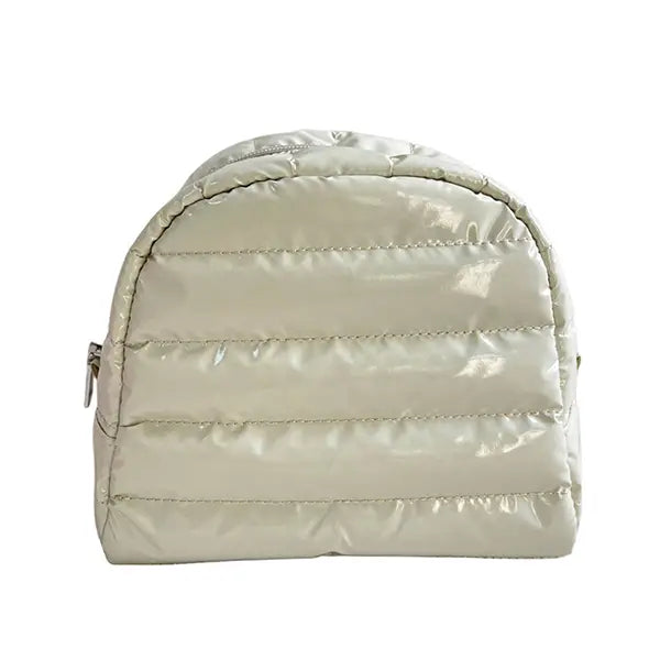 Cosmetic Puffer Bag Eggshell