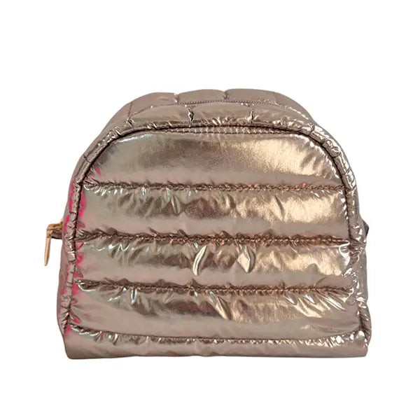 Cosmetic Puffer Bag Gold