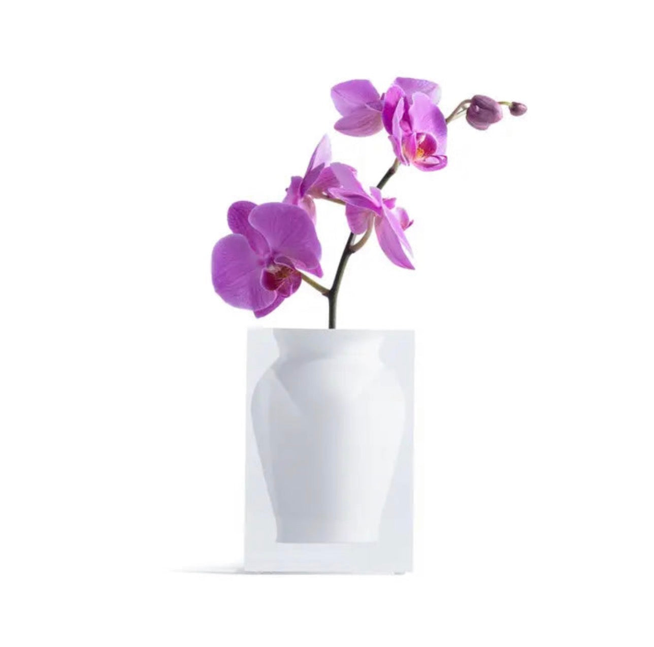 Resin Bud Vase – Wide Mouth: White