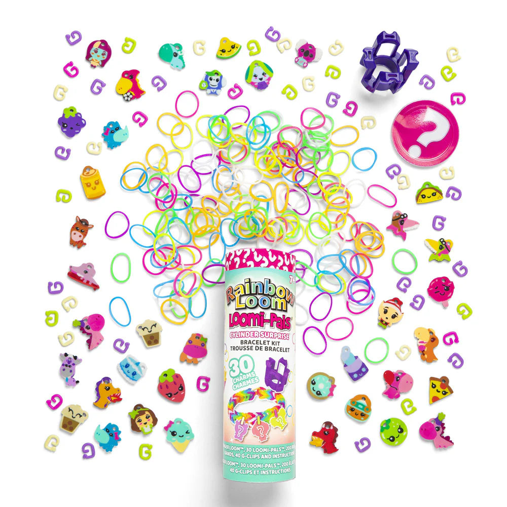 Rainbow loom loomi-pals - cylinder surprise