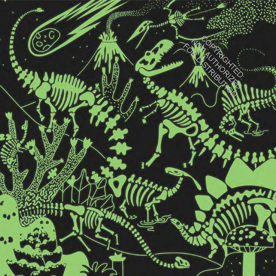 Dinosaurs Illuminated 500 Piece Glow in the Dark Puzzle