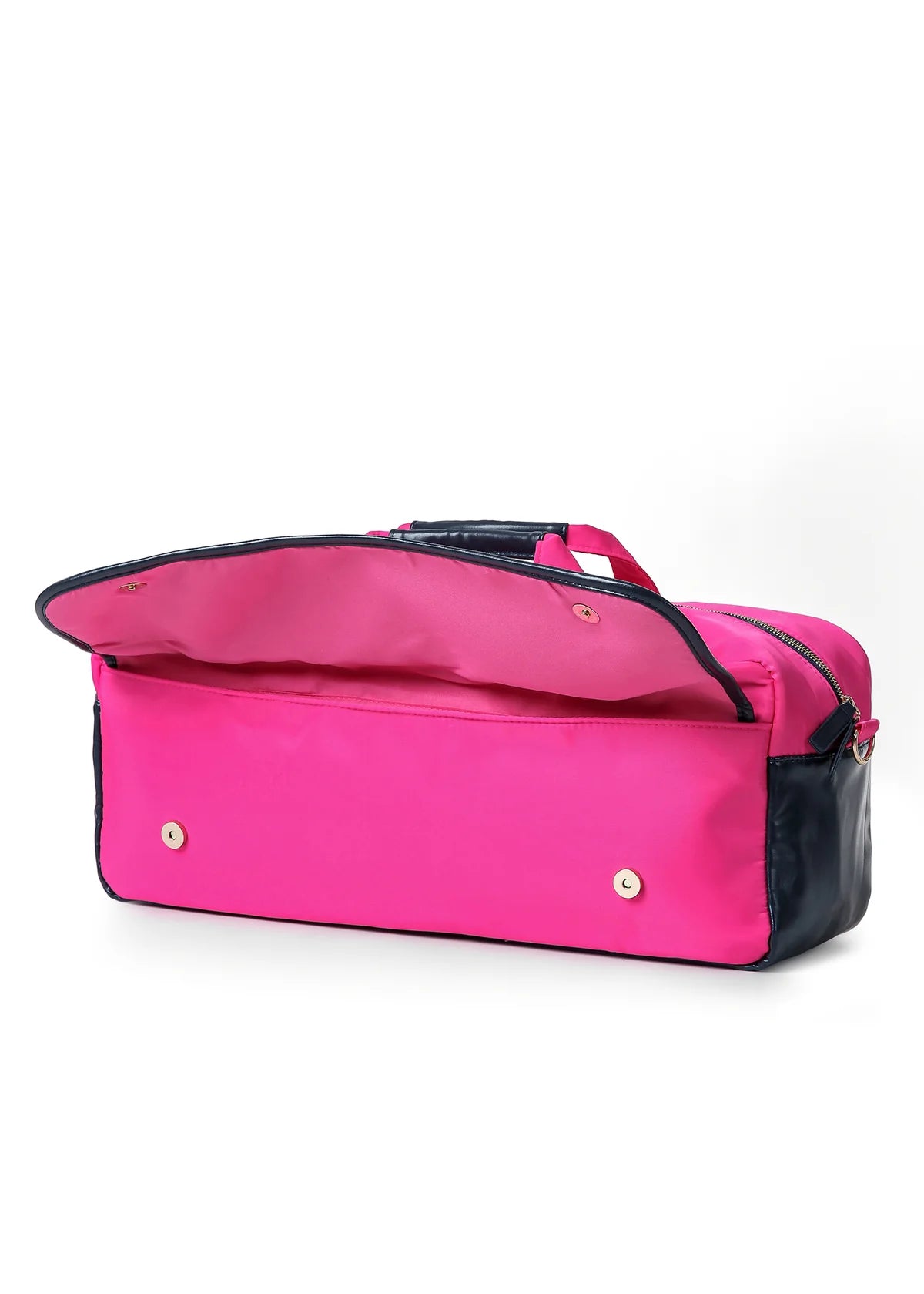 Mahjong bag - hot pink/navy
