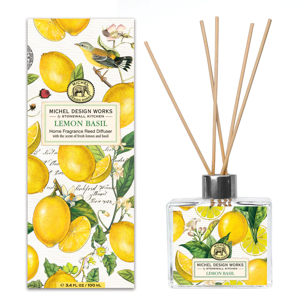 Michel Design- Lemon Basil Fragrance Diffuser